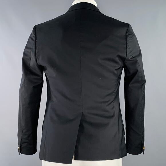 VIVIENNE WESTWOOD Size 36 Black Wool Single Breasted Sport Coat - Picture 5 of 12